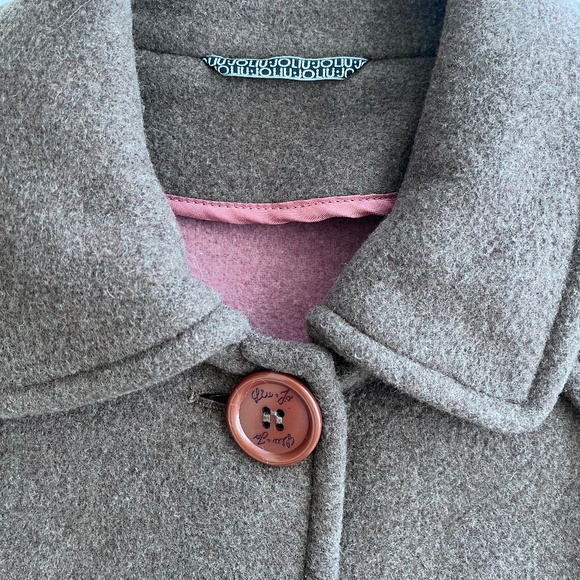 LIU JO single-breasted wool coat size 6 - Picture 8 of 13